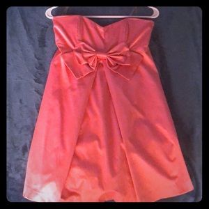 LAST CHANCE Pink satin party dress